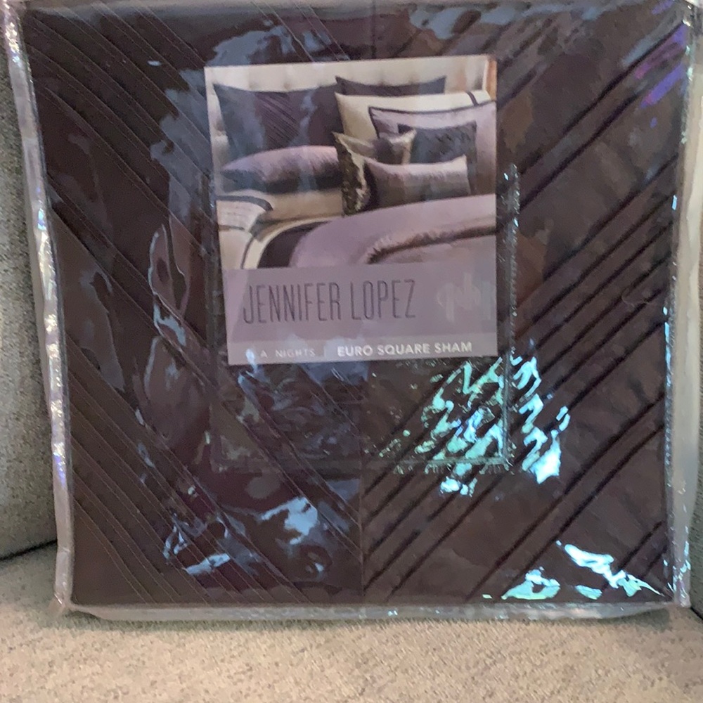 Jennifer Lopez Euro square sham 26x 26 Twilight